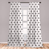 Leopard Print Window Curtains Leopard Texture Illustration Exotic Fauna Inspired Pattern Lightweight Decorative Panels Set of 2 with Rod Pocket 56" x 95" - Anna's Linens Store