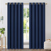 Set of 2 Blackout Window Curtain Treatment Thermal Insulated Drapery Panels - Anna's Linens Store
