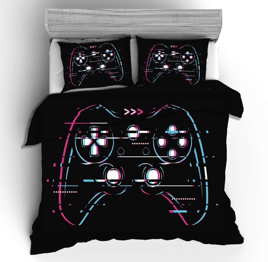 3D Gamer Quilt Cover Set - Anna's Linens