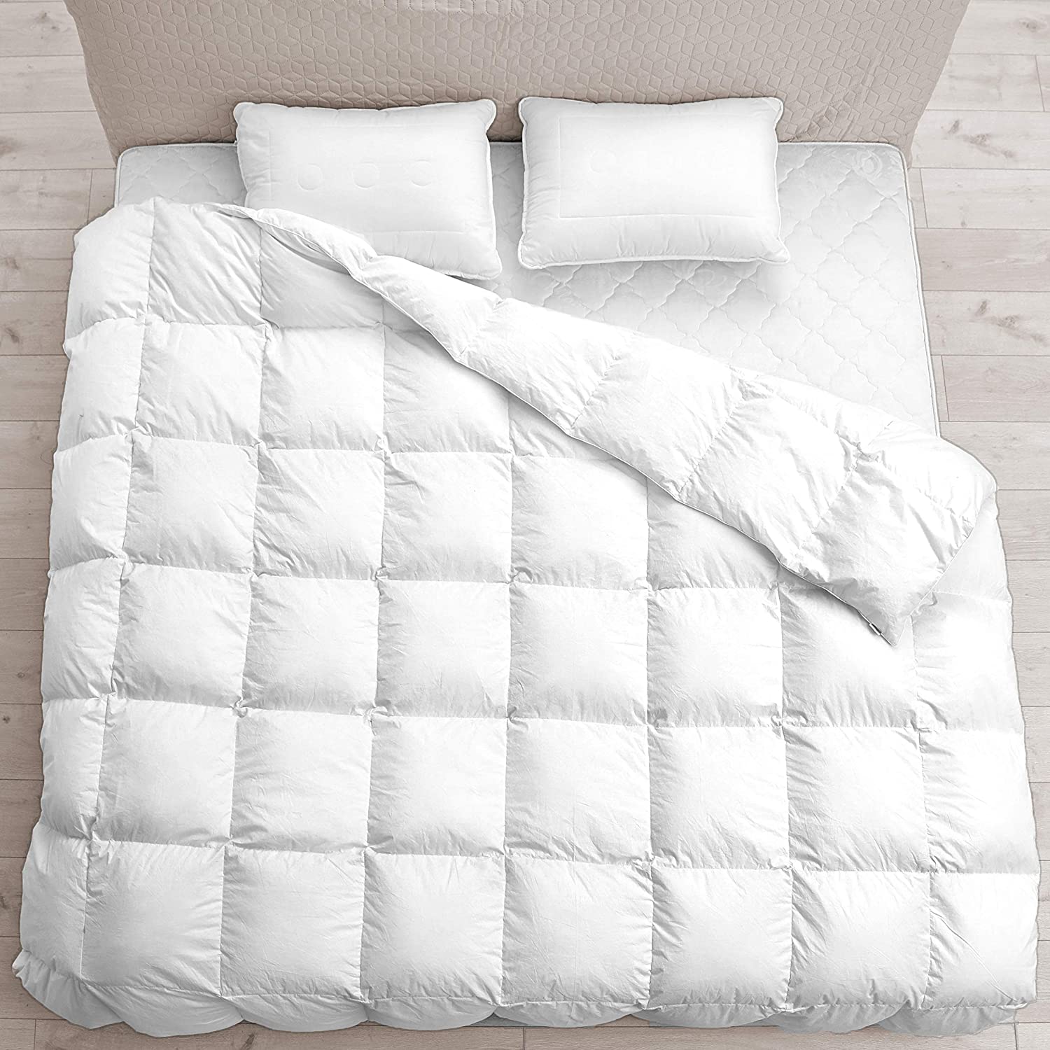 Heavy white quilt cheap