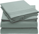 Brushed Microfiber Hypoallergenic 4 pcs Bedsheet Set King Size - Anna's Linens Store