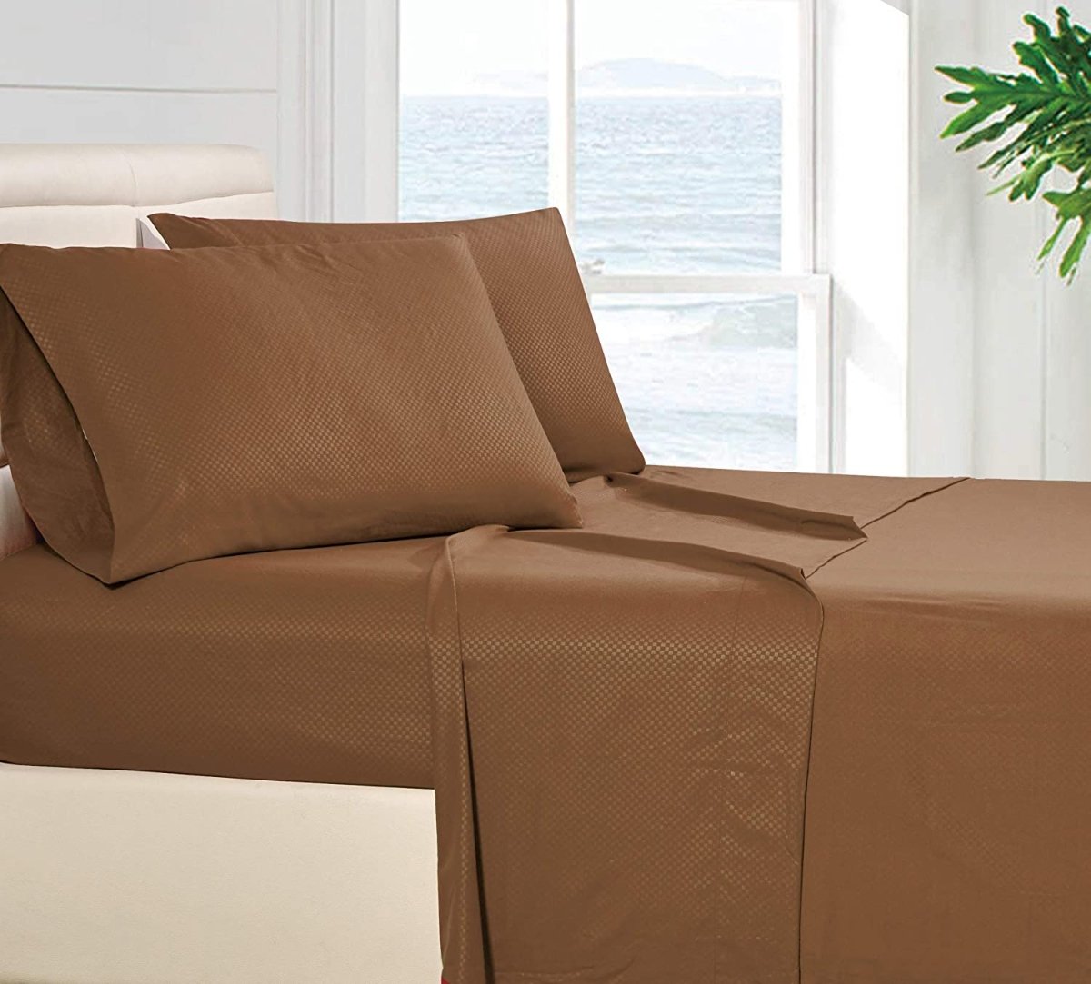 4 pcs Bed Sheet Set Microfiber 1800 Wrinkle Stain Fade Resistant Hypoallergenic Deep Pocket - Anna's Linens