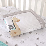 3 Piece Crib Bedding Set Grey Elephant and Zebra Baby Elephant Crib Set for Boy and Girl - Anna's Linens Store