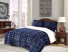 Plaid Navy Blue