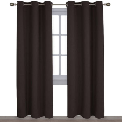 Light Blocking Curtain Soft Fabric 1 Pair