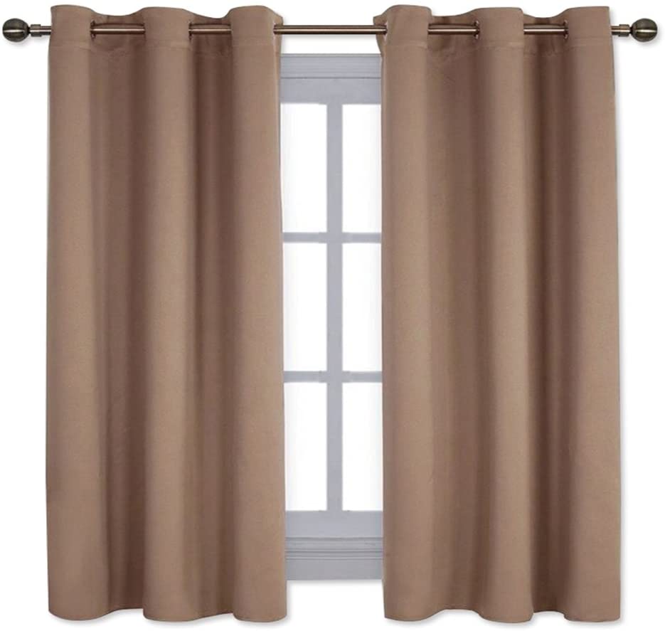 Light Blocking Curtain Soft Fabric 1 Pair