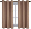 Light Blocking Curtain Soft Fabric 1 Pair