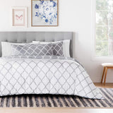 All-Season Quilted Comforter - Corner Duvet Tabs - Hypoallergenic - Plush Microfiber Fill - Machine Washable - Duvet Insert