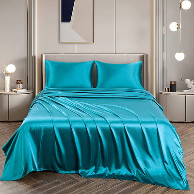 Satin Silky Soft 4 pcs Bed Sheets Set - Anna's Linens Store