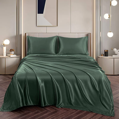 Satin Silky Soft 4 pcs Bed Sheets Set - Anna's Linens Store