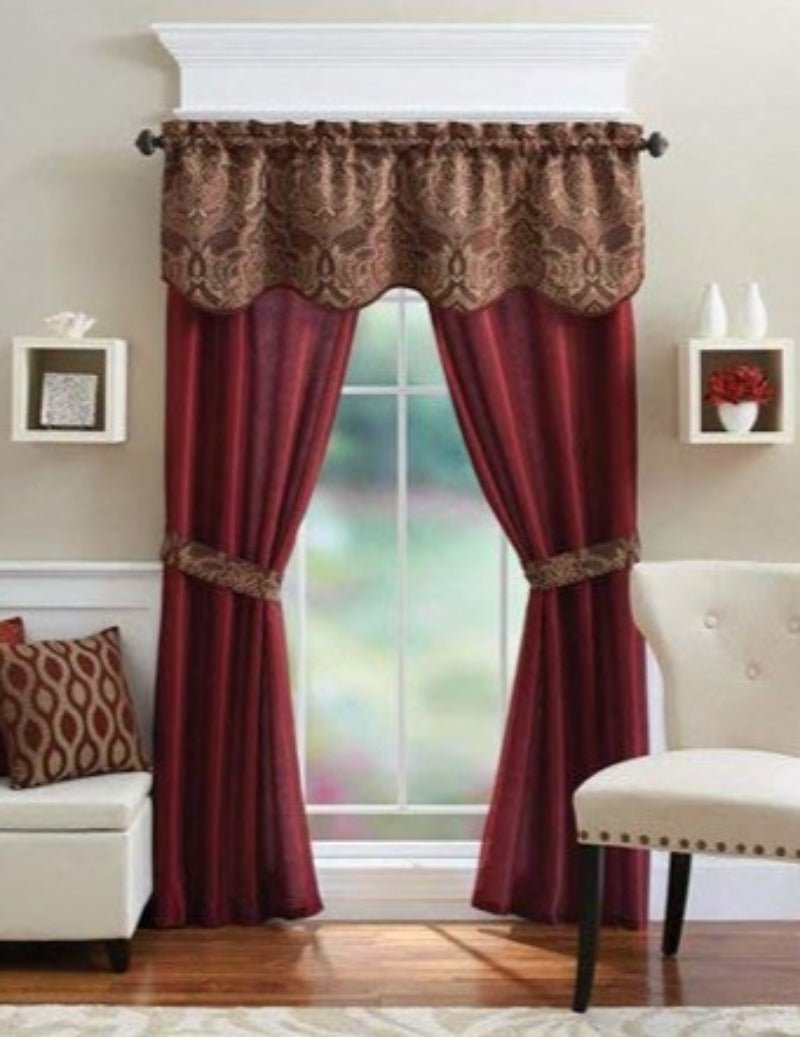 5 Piece Window Set, 54 x 84 - Inches - Anna's Linens