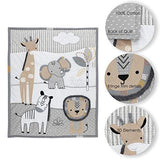 Jungle Safari Nursery 6-Piece Baby Crib Bedding Set - Anna's Linens Store