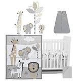 Jungle Safari Nursery 6-Piece Baby Crib Bedding Set - Anna's Linens Store