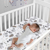 Jungle Safari Nursery 6-Piece Baby Crib Bedding Set - Anna's Linens Store