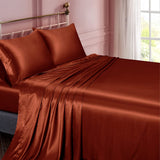 Satin Silky Soft 4 pcs Bed Sheets Set - Anna's Linens Store