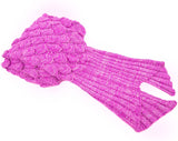 Mermaid Tail Blanket Hand Crochet Snuggle All Seasons Sleeping Bag Blanket with Gift - Anna's Linens Store