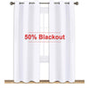 Light Blocking Curtain Soft Fabric 1 Pair