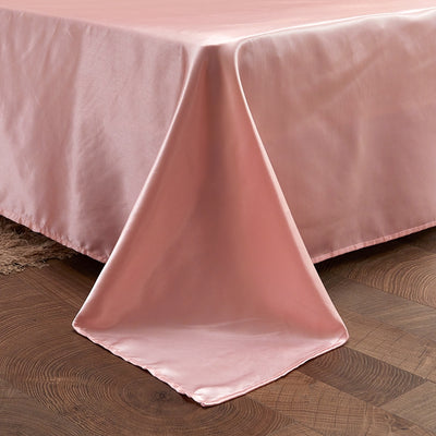 Bedding Set Solid Color Luxury Bedding Kit Rayon Satin Duvet Cover Set Twin Queen King Size Bed Set 2pcs/3pcs/4pcs - Bedding Set - Anna's Linens Store