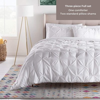 White Pinch Pleat