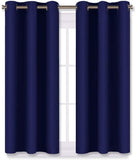 Light Blocking Curtain Soft Fabric 1 Pair