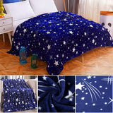 High Quality Blanket Super Soft Warm Solid Warm Micro Plush Fleece Star Blanket Throw Rug Sofa Bedding - Anna's Linens Store