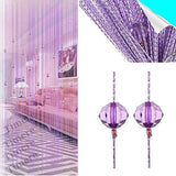 Crystal Beaded Curtain Tassel Curtain - Partition Door Curtain Beaded String Curtain Door Screen Panel Home Decor Divider Crystal Tassel Screen 90x200cm (2 Pack) - Anna's Linens Store