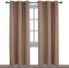 Light Blocking Curtain Soft Fabric 1 Pair