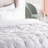 White Pinch Pleat