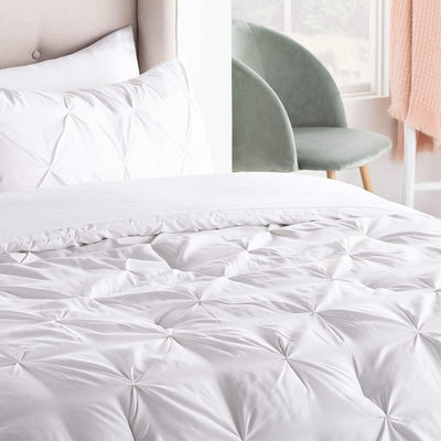 White Pinch Pleat