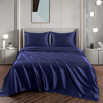 Satin Silky Soft 4 pcs Bed Sheets Set - Anna's Linens Store