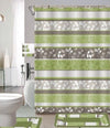 18 Pcs Shower Curtain Embroidery Bath Mat Contour Rug Towel Set - Anna's Linens Store