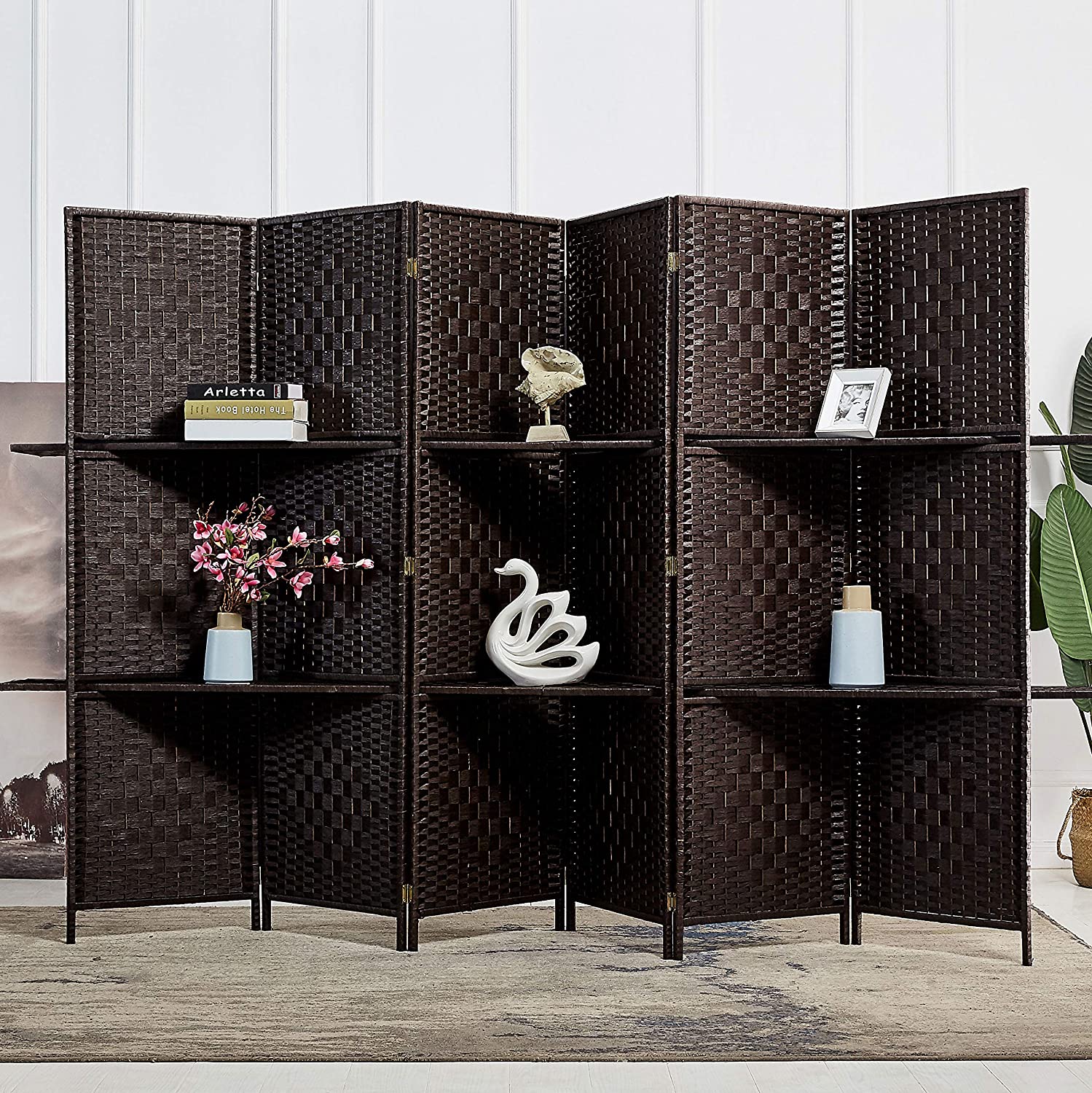 6 ft Tall-Extra Wide 6 Panels Room Divider | Anna's Linens