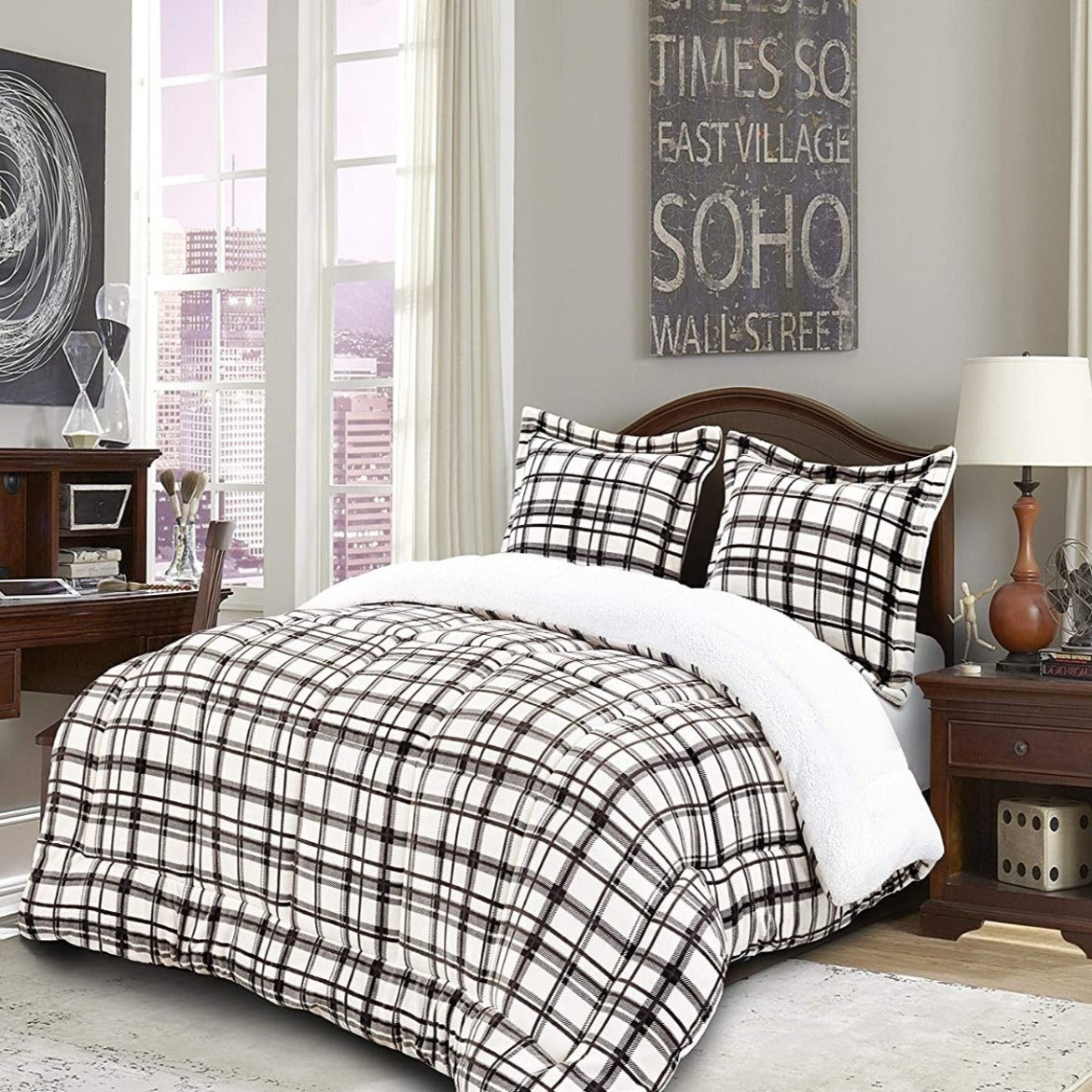 Plaid Ivory Mocha