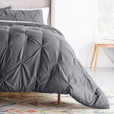 Gray Pinch Pleat