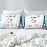 Duvet Cover Set Soft London Themed Comforter Cover Set 3 Pieces - Anna's Linens Store