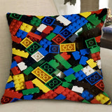 Lego Square Pillow Case Reversible Sequin Glitter Sofa Waist Throw Cushion Cover / Lego - Anna's Linens Store