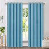Set of 2 Blackout Window Curtain Treatment Thermal Insulated Drapery Panels - Anna's Linens Store