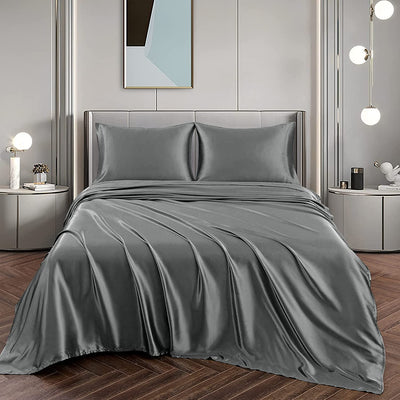 Satin Silky Soft 4 pcs Bed Sheets Set - Anna's Linens Store