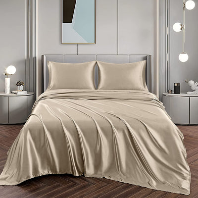 Satin Silky Soft 4 pcs Bed Sheets Set - Anna's Linens Store