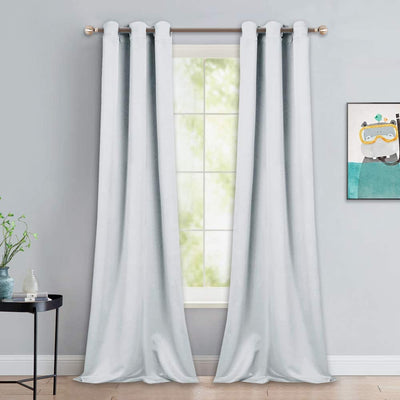 Light Blocking Curtain Soft Fabric 1 Pair