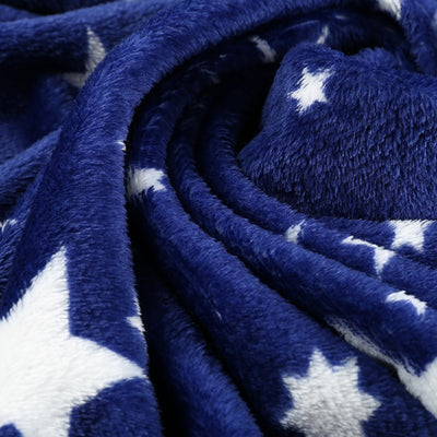 High Quality Blanket Super Soft Warm Solid Warm Micro Plush Fleece Star Blanket Throw Rug Sofa Bedding - Anna's Linens Store