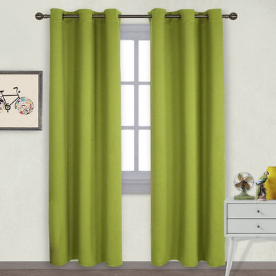 Light Blocking Curtain Soft Fabric 1 Pair