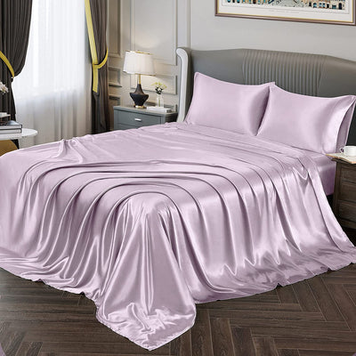 Satin Silky Soft 4 pcs Bed Sheets Set - Anna's Linens Store