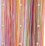 Crystal Beaded Curtain Tassel Curtain - Partition Door Curtain Beaded String Curtain Door Screen Panel Home Decor Divider Crystal Tassel Screen 90x200cm (2 Pack) - Anna's Linens Store