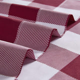 Checkered Burgundy