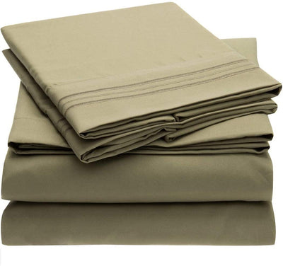 Brushed Microfiber Hypoallergenic 4 pcs Bedsheet Set - Anna's Linens Store