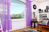 Sheer Curtains. 2 Panels set. - Anna's Linens Store