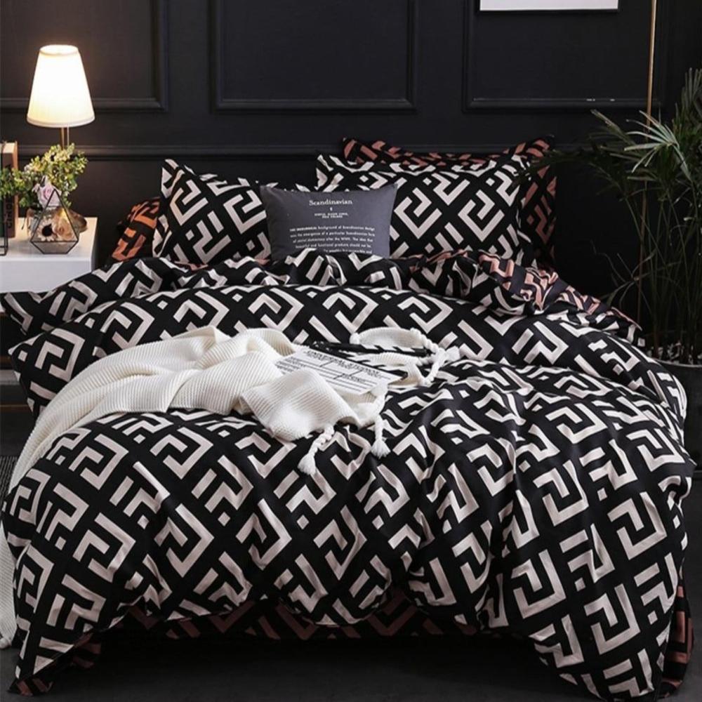 Modern Geometric Duvet Cover Bedding Set - Anna's Linens Store