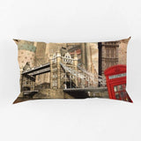 Duvet Cover Set Soft London Themed Comforter Cover Set 3 Pieces - Anna's Linens Store