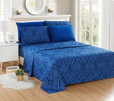 Paisley Navy Blue